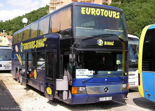 Mercedes-Benz O 404 DD Eurotours modellbus.info