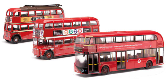 London Transport Then & Now modellbus info