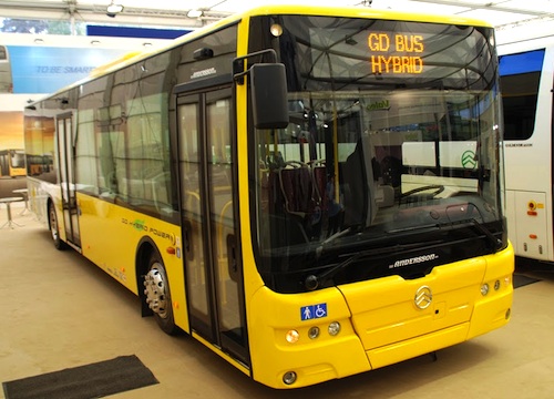 Golden Dragon Hybridbus Kortrijk 2011 modellbus info