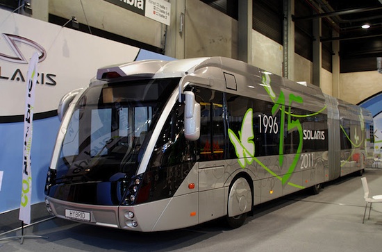 Solaris Urbino 18 Hybrid BHNS Kortrijk 2011 modellbus info