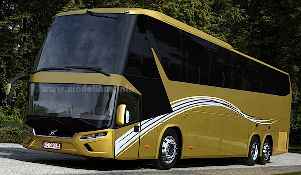 Volvo SuperComet Durand Design modellbus info