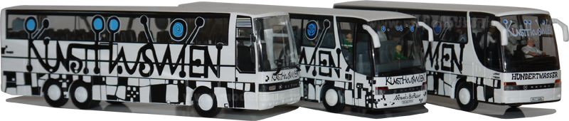 Hundertwasser Bus modellbus.info