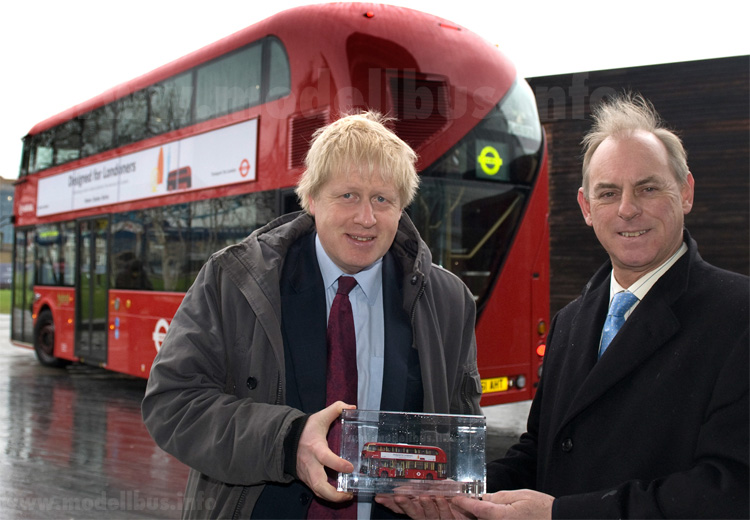 New Bus for London model bus Johnson Martin modellbus info