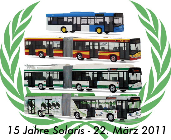 Solaris Bus 15 Jahre modellbus.info