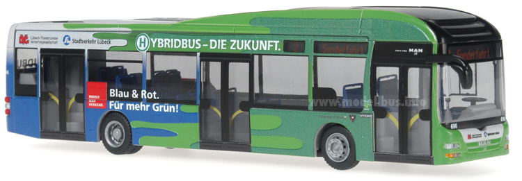 MAN Lions City Hybrid Lübeck modellbus info