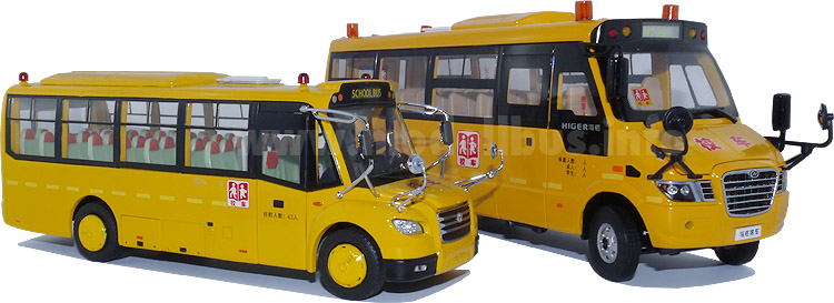 Zhongtong LCK6801DX und Higer KLQ6756 modellbus info