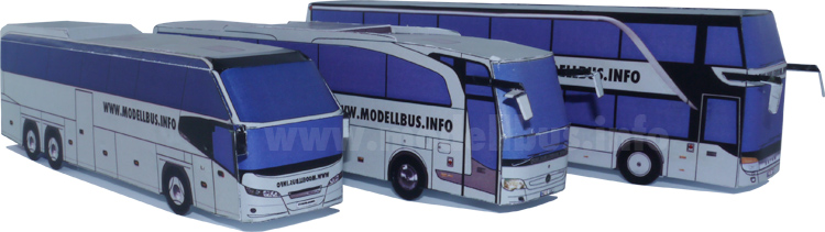 Modellbusse zum Basteln modellbus info