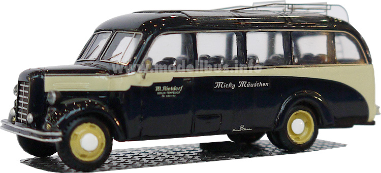 Borgward B 2000 Kssbohrer Mickey Muschen modellbus.info