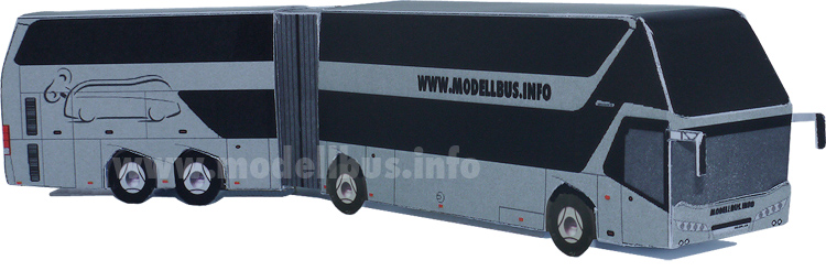 Neoplan Jumbocruiser 2012 papercraft modellbus.info