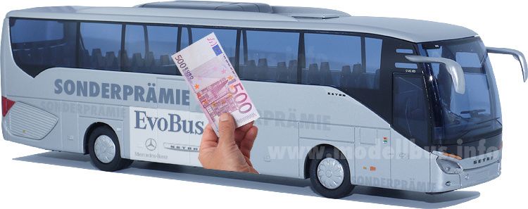 EvoBus 500 Euro Sonderprmie Setra S 515 HD modellbus.info