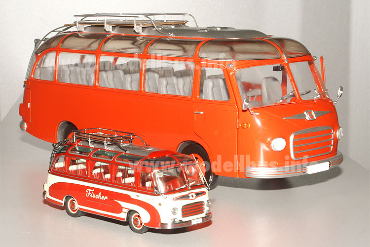 Kässbohrer Setra S 6 Schuco 1/43 und 1/18 modellbus.info