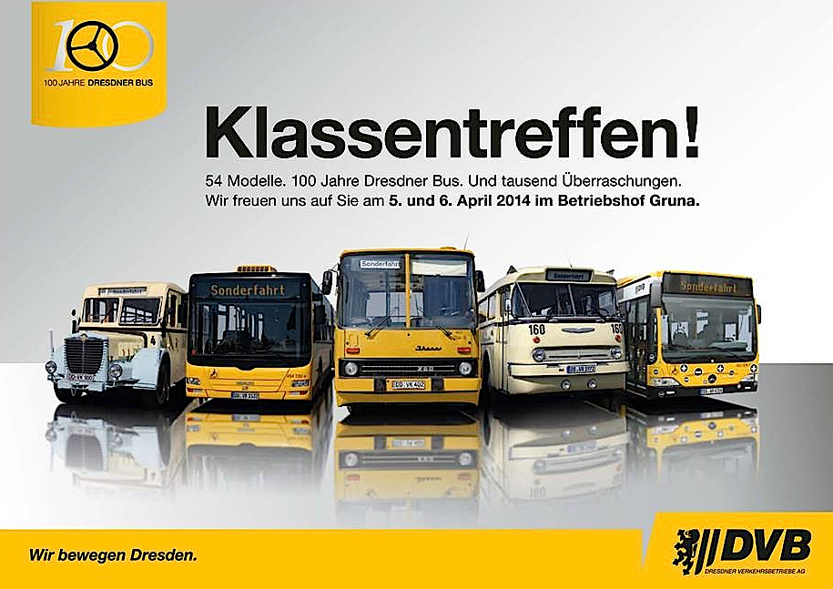 100 Jahre Omnibus Dresden 2014 - modellbus.info