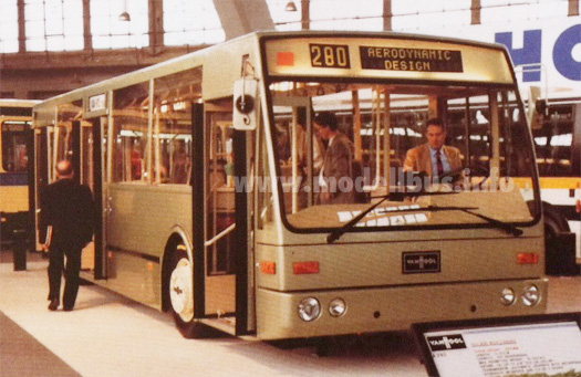 Van Hool A500 Prototyp  Brüssel 1985 UITP - modellbus.info