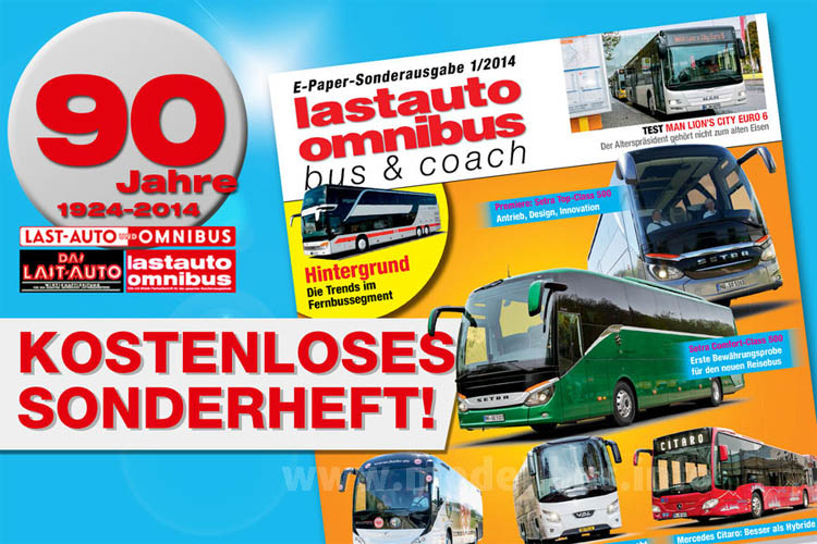 Kostenloses Sonderheft zum 90. Geburtstag - modellbus.info