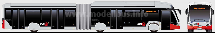 VDL Citea SLFA electric KVB Kln - modellbus.info
