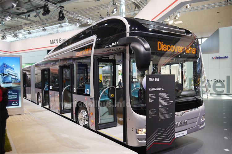 MAN Lions City GL 5-Trer IAA 2014 - modellbus.info