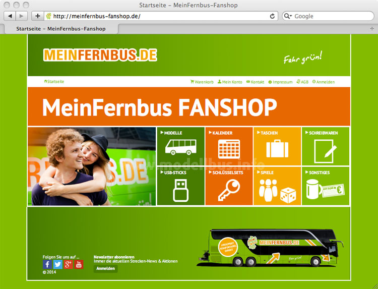 MeinFernbus Fanshop - modellbus.info