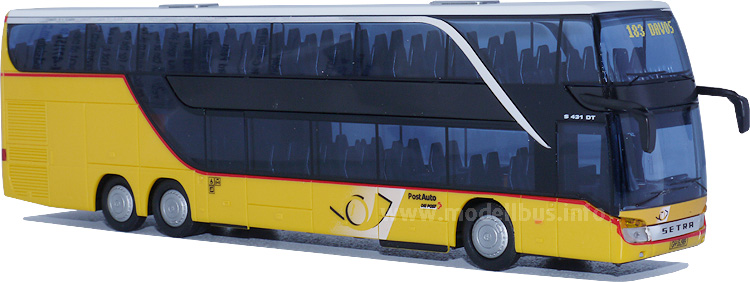 Setra S 431 DT PostAuto AWM - modellbus.info