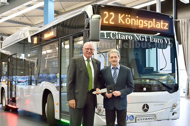 1. Citaro NGT fr Augsburg - modellbus.info
