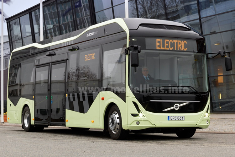 Volvo elektrobus 2015 Göteborg - modellbus.info