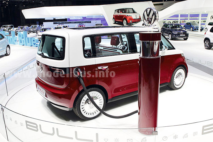 VW E-Bulli Studie Genf 2011 - modellbus.info