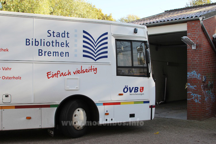 Büchereibus Bremen Rollende Bücherei modellbus.info