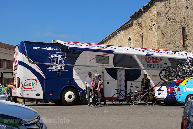 Tour de France 2013 Team Belisol Bus - modellbus.info