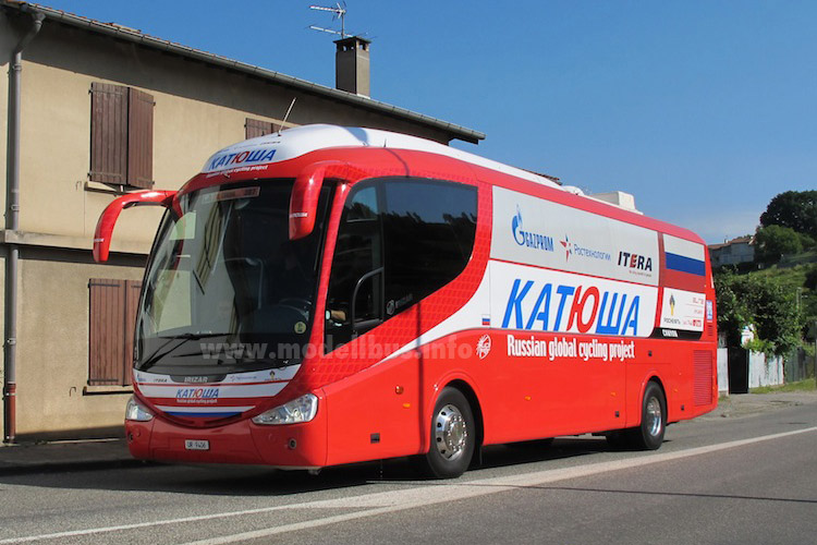 Teambus Katusha Tour de France 2013 - modellbus.info