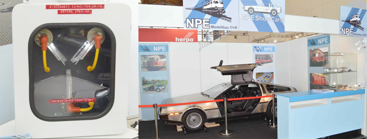 Fluxkompensator und DeLorean NPE modellbus.info
